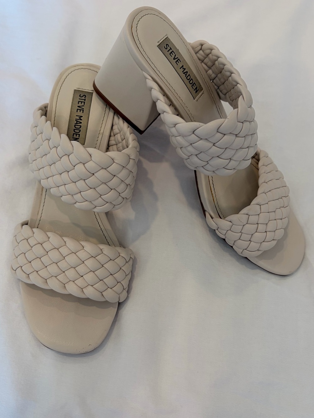 Steve Madden Braided Double-Strap Mules - 8.5